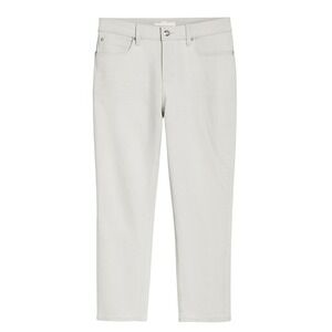 Eileen‎ Fisher Organic Cotton Light Gray Cropped Jeans Size 8